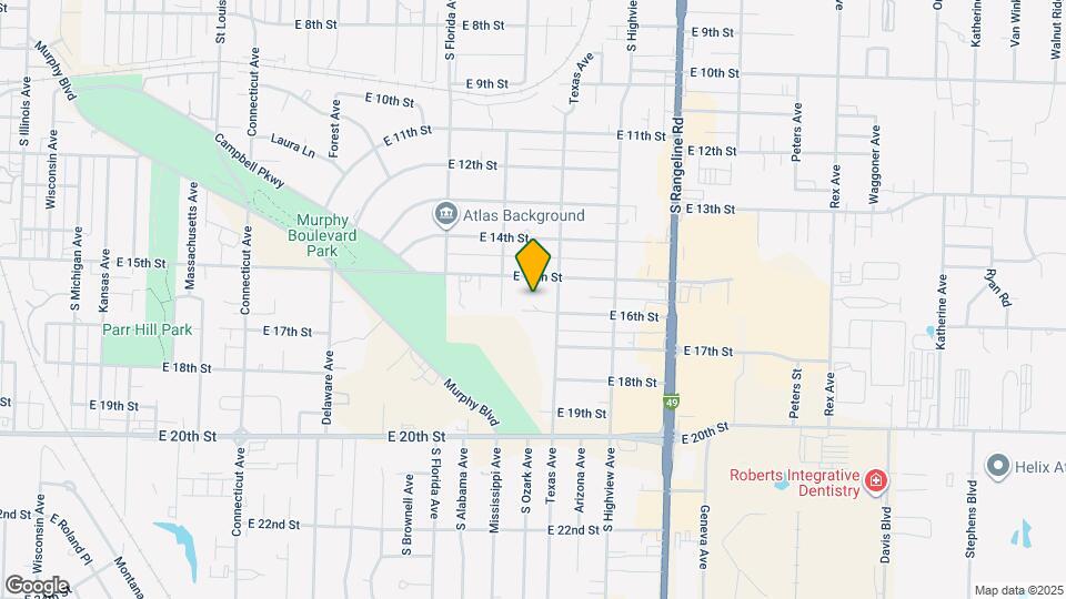 2736 E 15th St Map and Location Details