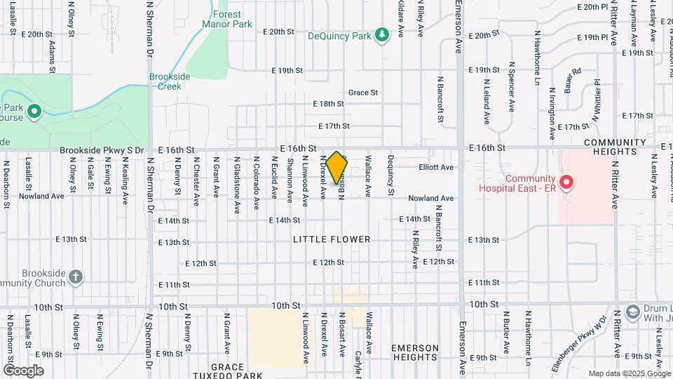 1456 N Bosart Ave Map and Location Details