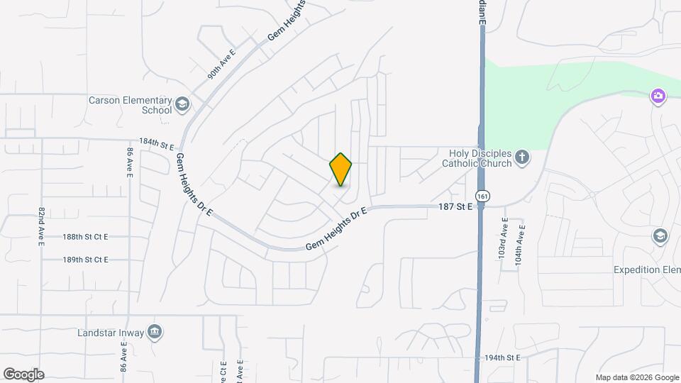 18560 96th Ave E Map and Location Details