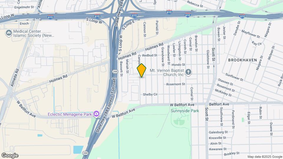 8215 Canyon St Map and Location Details