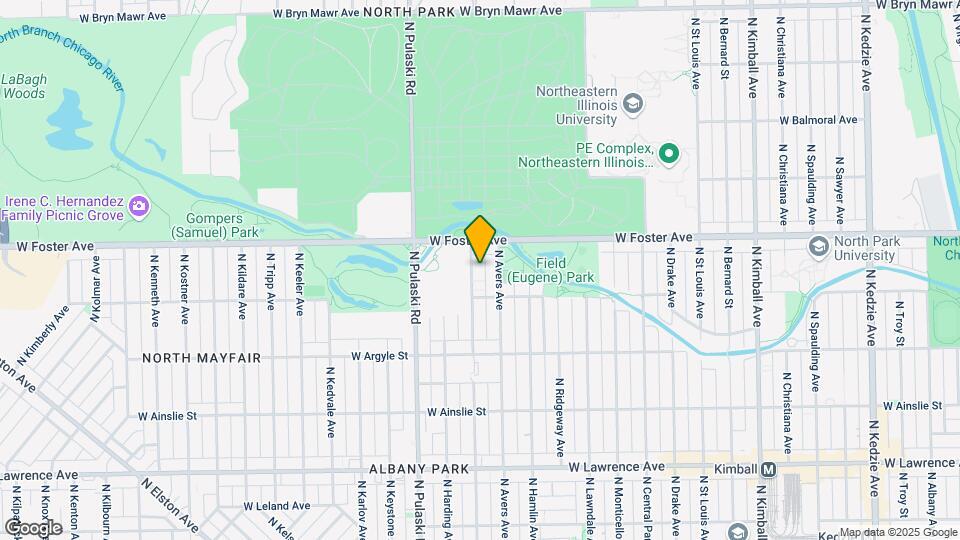 5127 N Springfield Ave Map and Location Details