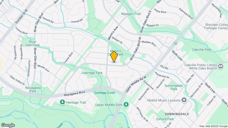 189 River Oaks Blvd W Map and Location Details