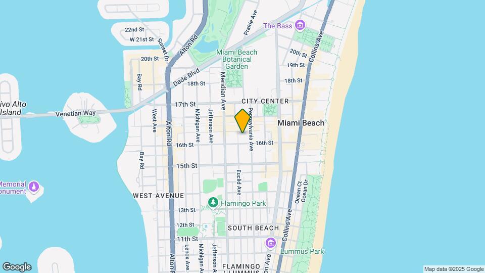 1615 Euclid Ave Mapa y Detalles de la Ubicación