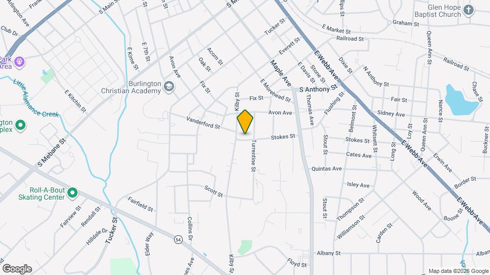 914 Stokes St Map and Location Details