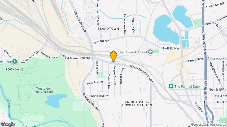 1132 West Marietta St NW Map and Location Details