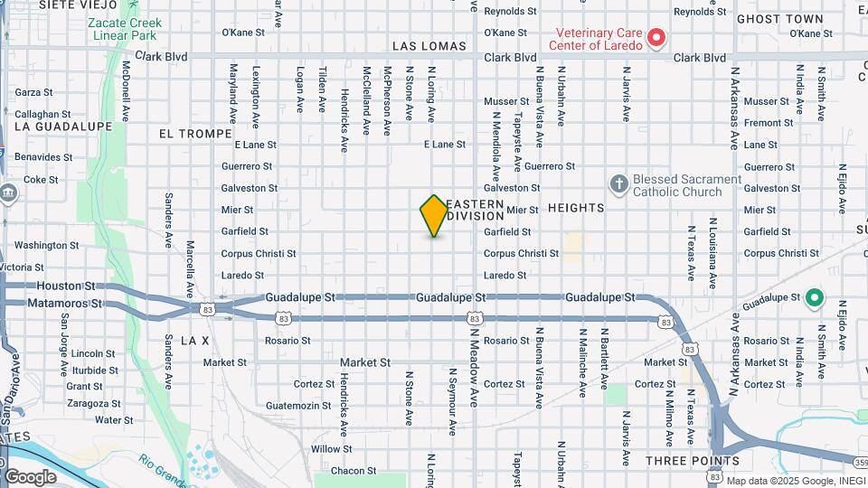 1402 Corpus Christi St Map and Location Details