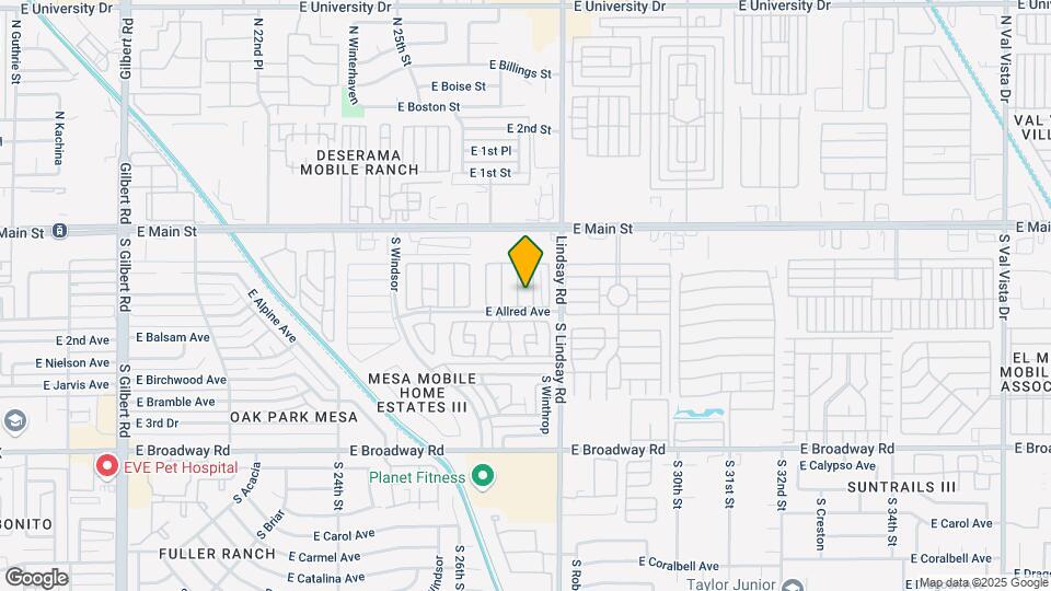 Coronado Mobile Home Park Mapa y Detalles de la Ubicación
