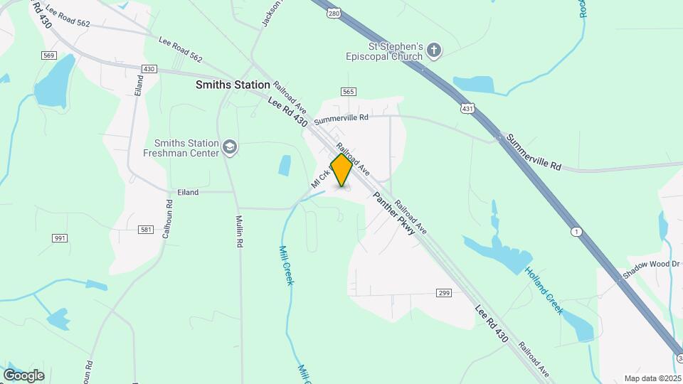 Smiths Station Mapa y Detalles de la Ubicación