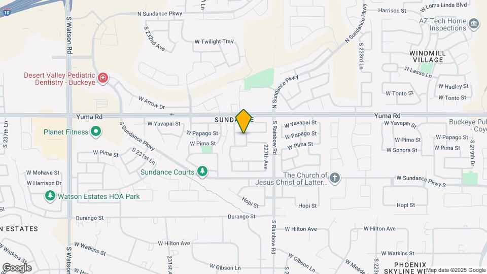 1368 S 228th Dr Mapa y Detalles de la Ubicación