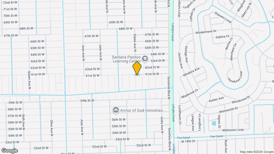 6012 Elaine Ave N Mapa y Detalles de la Ubicación