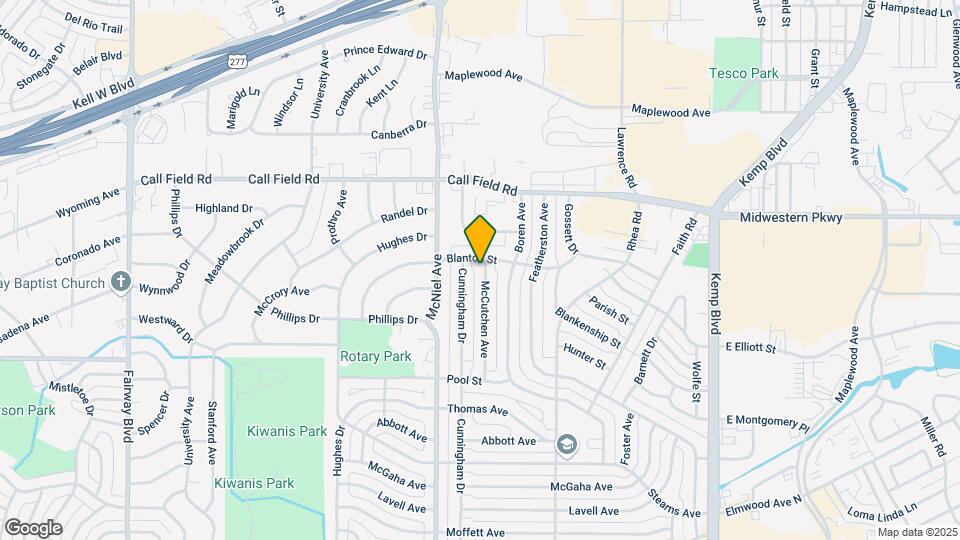 4300 McCutchen Ave Map and Location Details