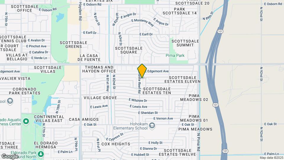 2649 N Granite Reef Rd Map and Location Details
