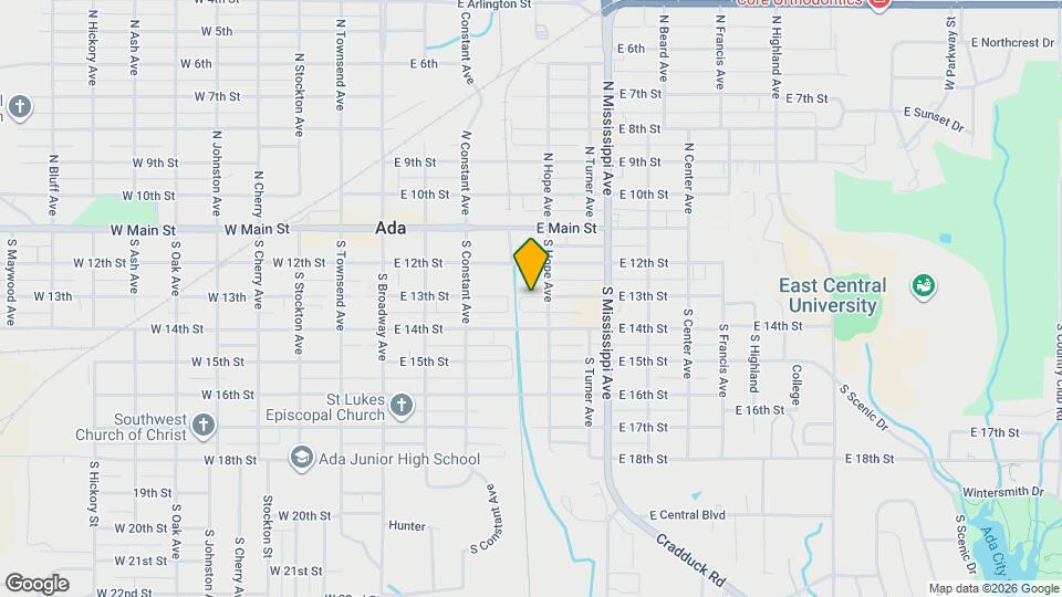 417 E 13th St Map and Location Details