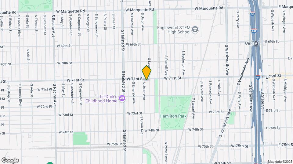 7111 S Union Ave Map and Location Details