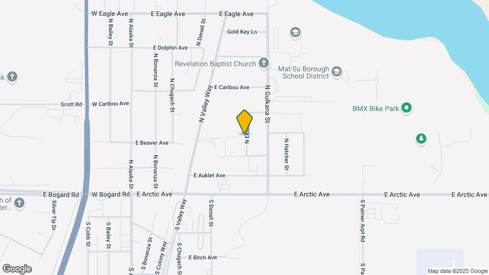 340 N Eklutna St Map and Location Details