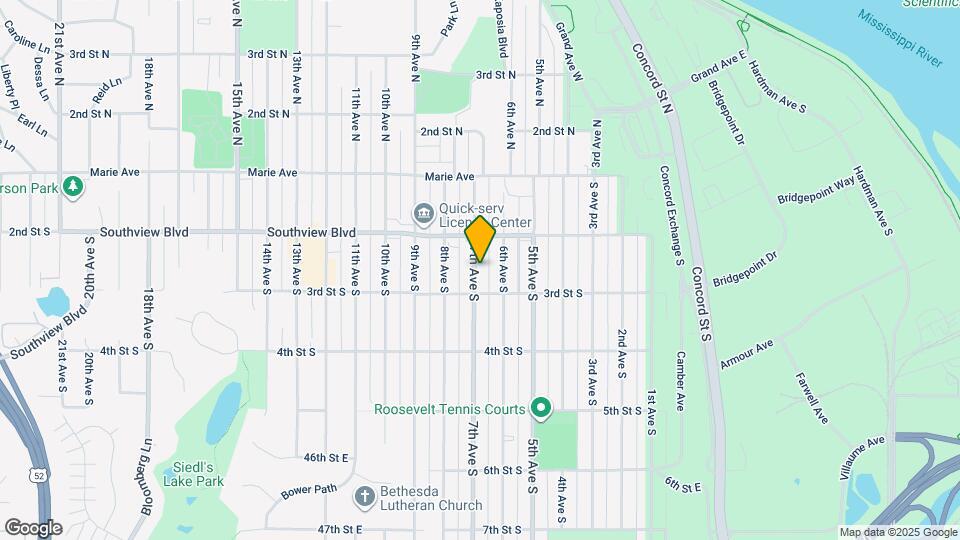 233 7th Ave S, Unit UPPER Map and Location Details