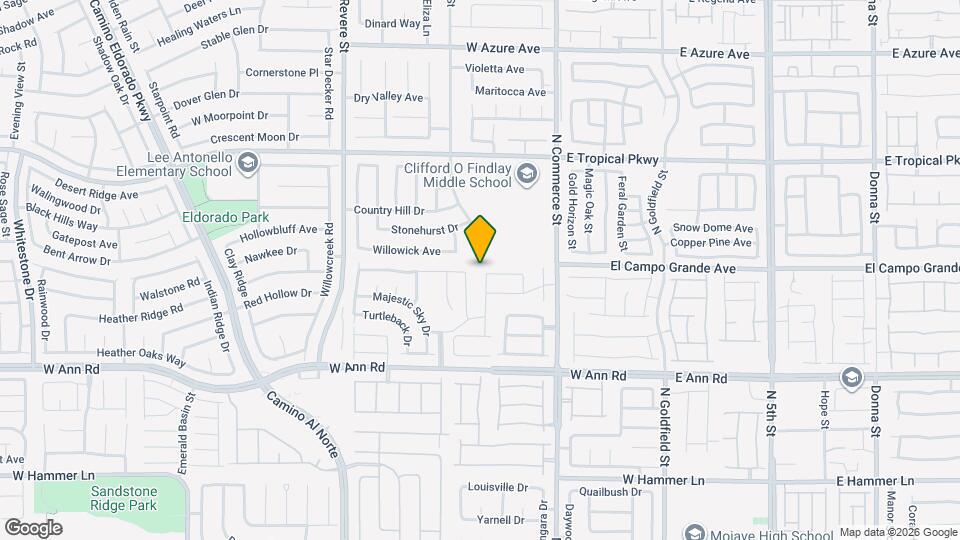 5745 Oasis Ridge St Mapa y Detalles de la Ubicación