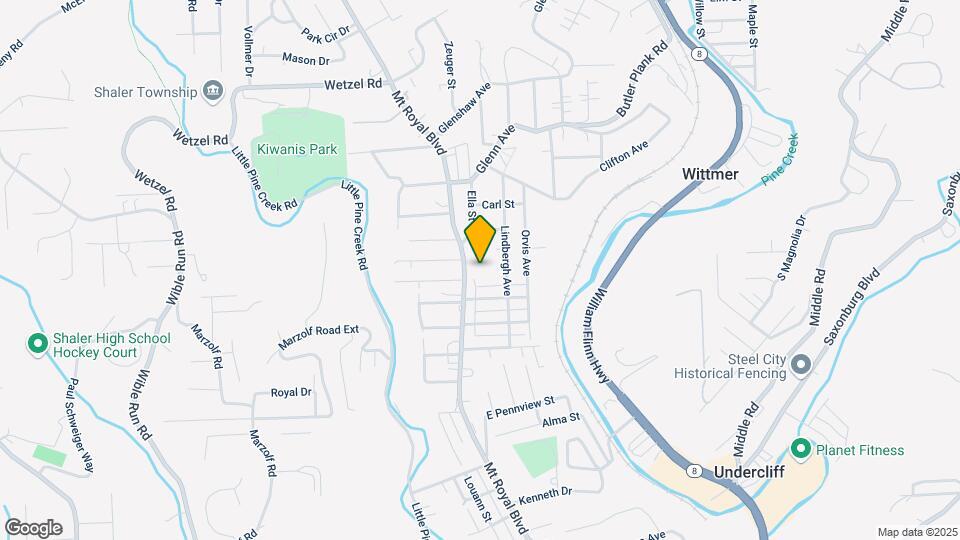 Shaler Oaks Mapa y Detalles de la Ubicación