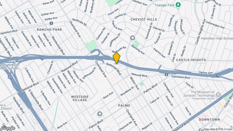 10535 National Blvd Mapa y Detalles de la Ubicación