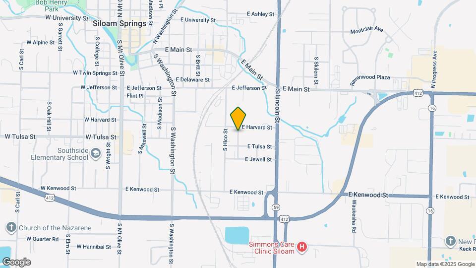 814 S Inglewood St Map and Location Details
