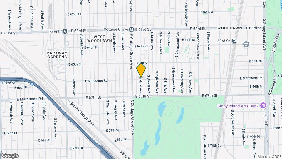 6528 S Maryland Ave, Unit 2 Mapa y Detalles de la Ubicación