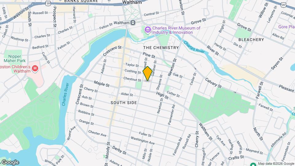 165 Chestnut St Map and Location Details