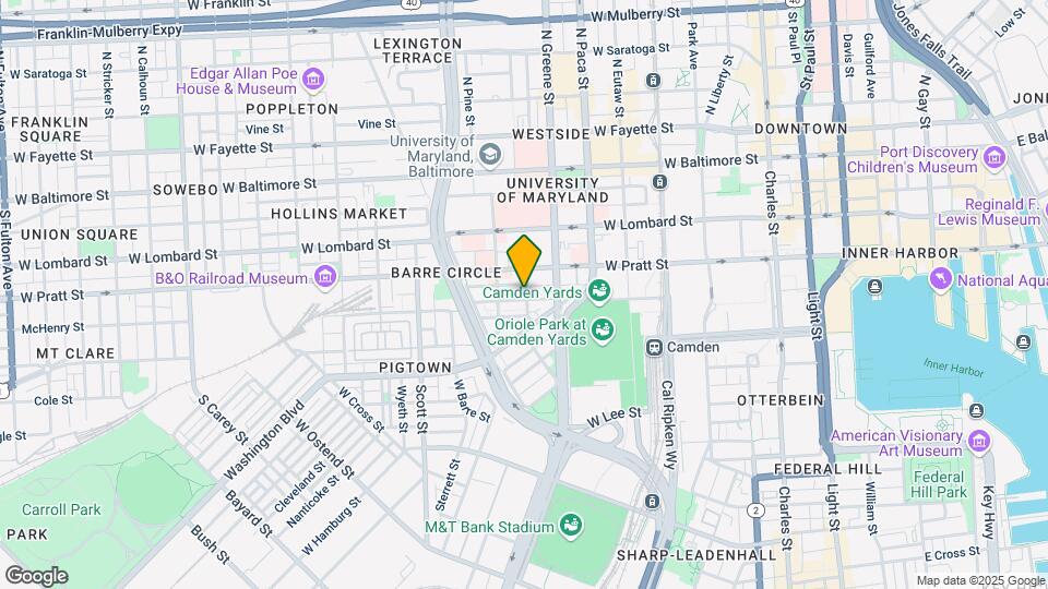 628 Portland St Map and Location Details