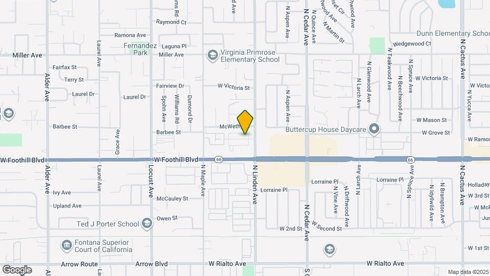 1564 W Ramona Dr Map and Location Details