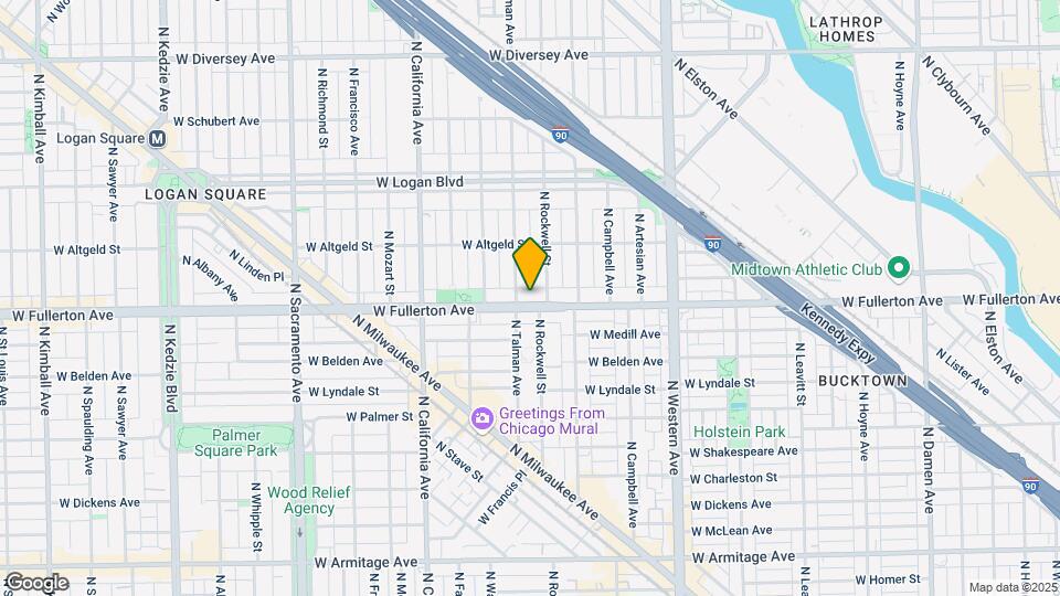 2612 Fullerton W Ave, Unit 2 Map and Location Details