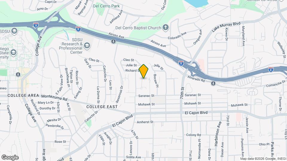 5095 Lambert Ln Map and Location Details