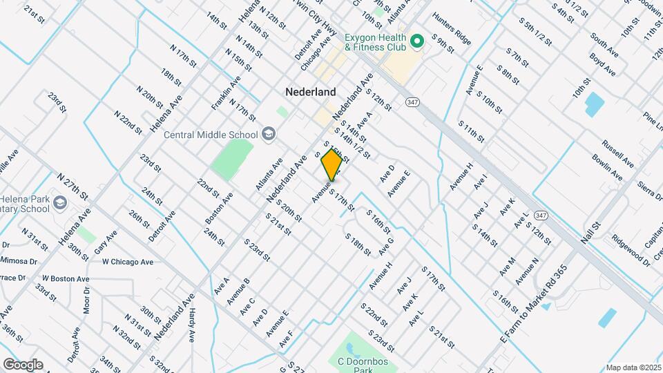 303 S 17th St Map and Location Details