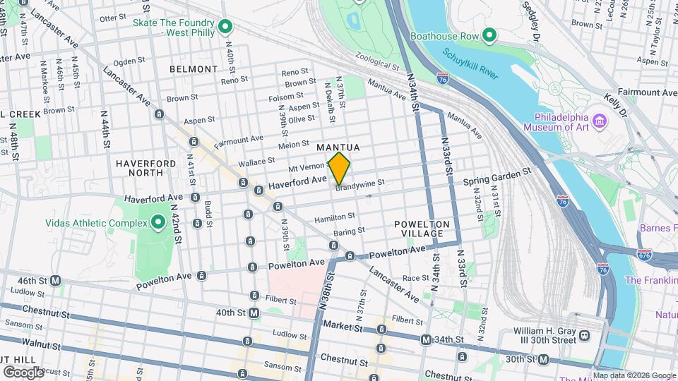 3728 Brandywine St Map and Location Details