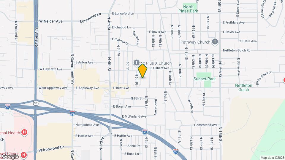 637 E Best Ave Map and Location Details
