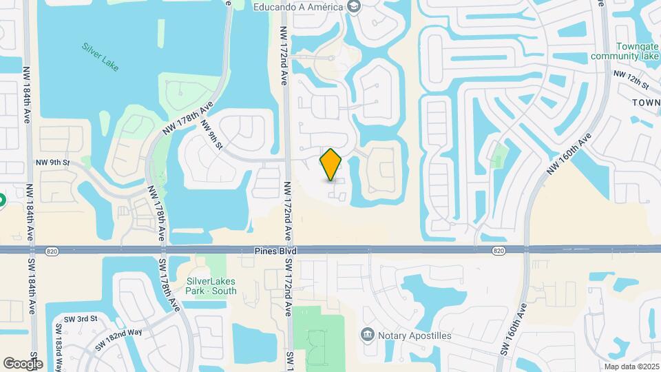 708 NW 170th Terrace Map and Location Details