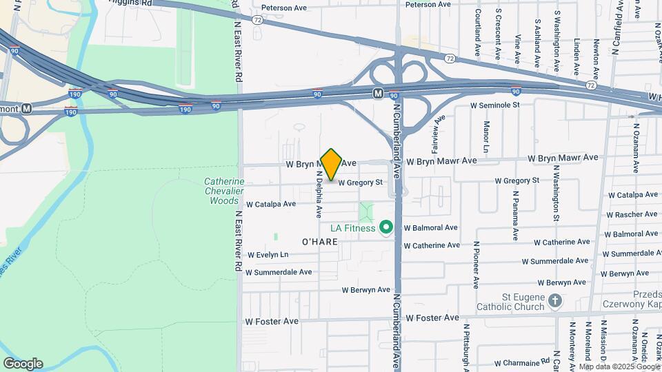 8545 W Gregory St Map and Location Details