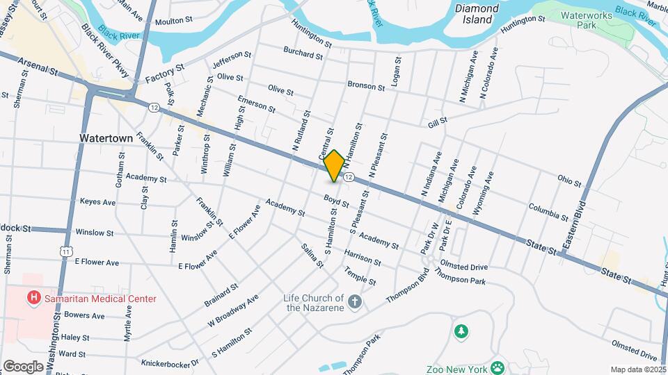 116 S Hamilton St Map and Location Details