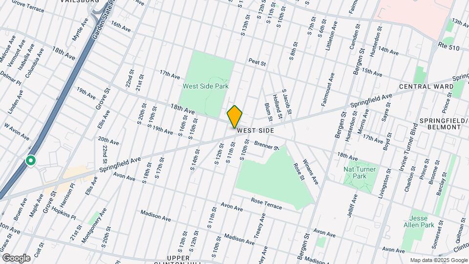 548 Springfield Ave Map and Location Details