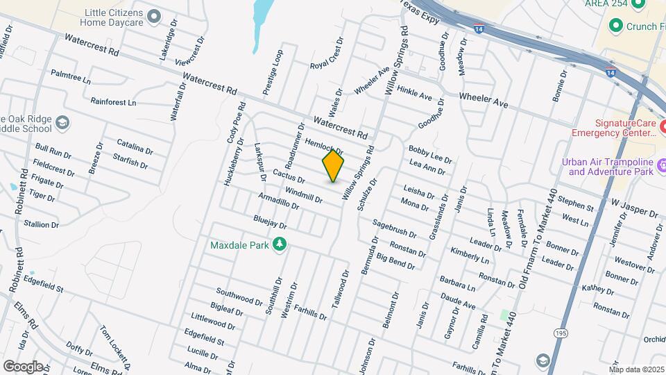 2303 Cactus Dr Map and Location Details