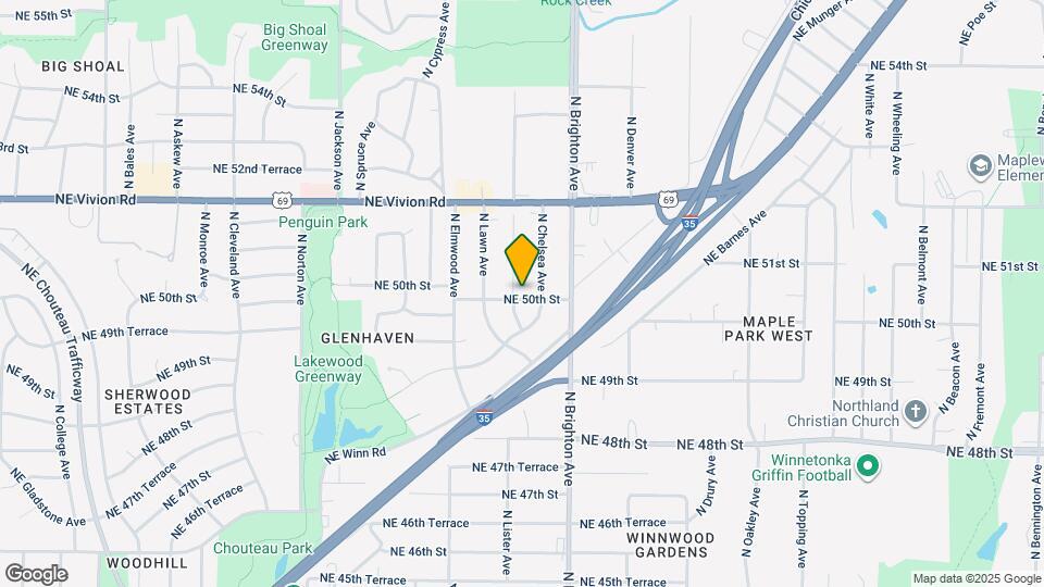 5003 N Lister Ave Map and Location Details
