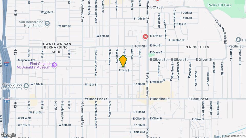 1406 Sepulveda Ave Map and Location Details