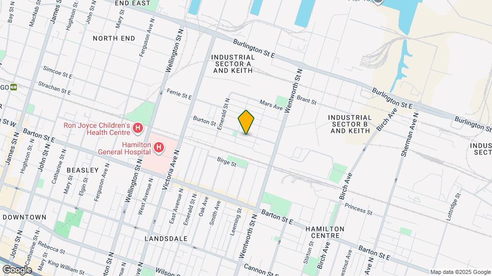 114 Burton St Map and Location Details