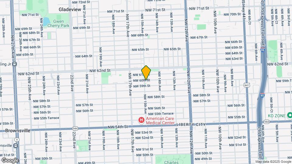 5975 NW 15th Ave Mapa y Detalles de la Ubicación