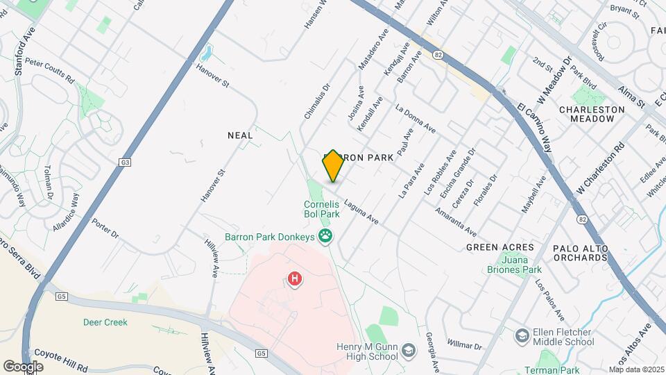 3691 Laguna Ave Map and Location Details