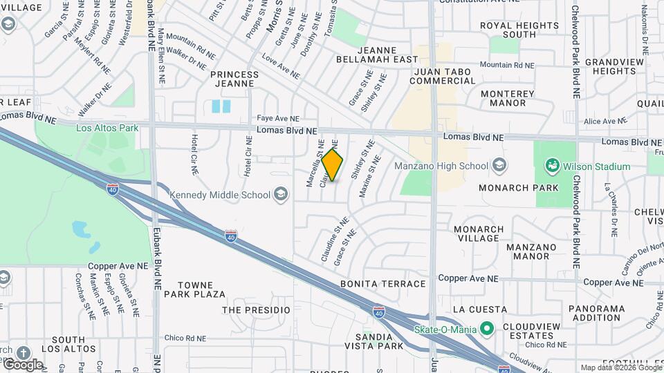 717 Grace St NE Map and Location Details