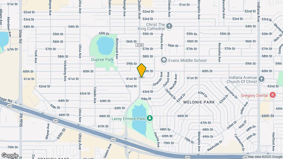 4319 E 61st St Map and Location Details
