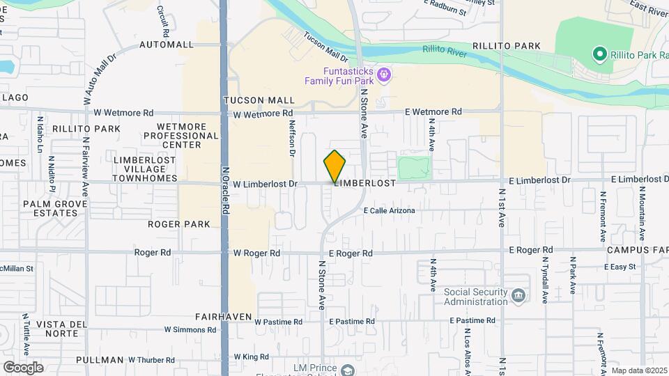 4186 N Thurston Ln Map and Location Details