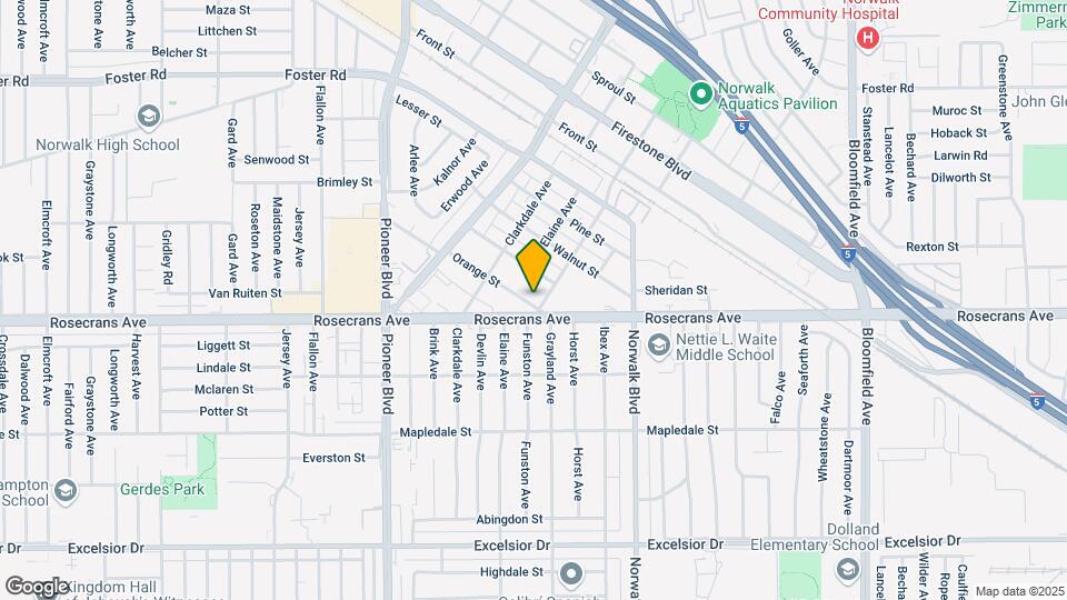 12055 Orange St Mapa y Detalles de la Ubicación