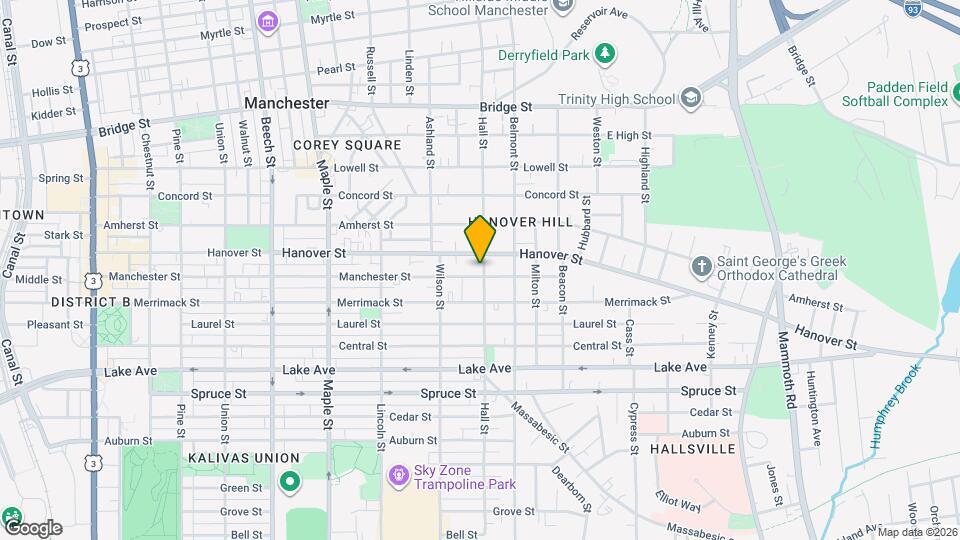 452 Manchester St, Unit 2 Map and Location Details