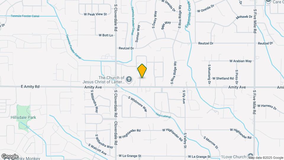 4516 S Santa Cruz Way Map and Location Details