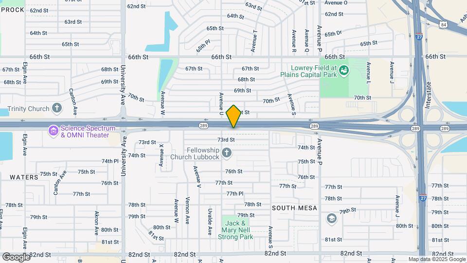 2021 S Loop 289 Map and Location Details